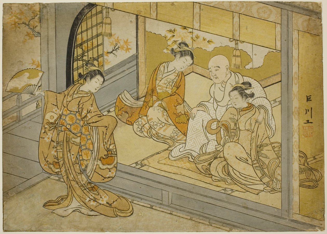 Før Taira no Kiyomori af Suzuki Harunobu