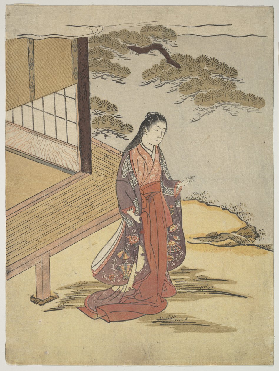 Lady Komachi af Suzuki Harunobu