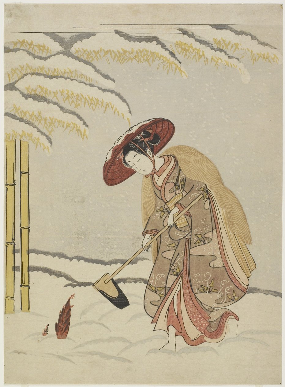 Mitate af Meng Zong, en af de fireogtyve forbilleder for fromhed, efter 1765 af Suzuki Harunobu