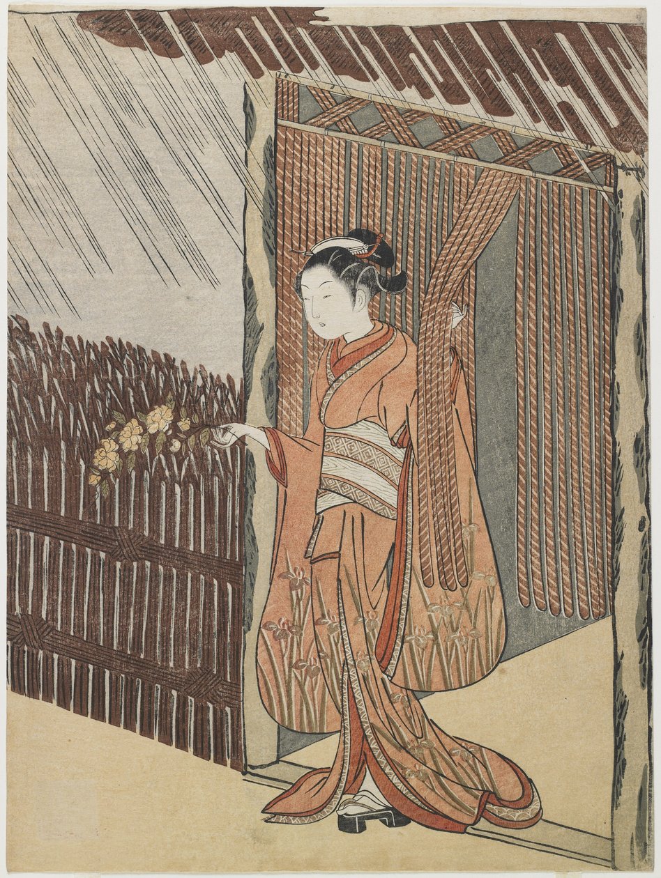 Mitat af digteren O_ta Do_kan, 1766-1767 af Suzuki Harunobu