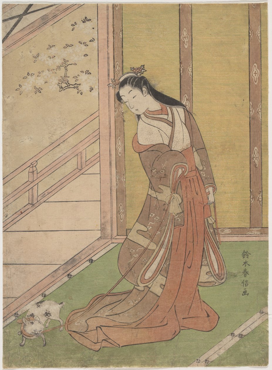 Onna San no Miya (den tredje prinsesse) af Suzuki Harunobu