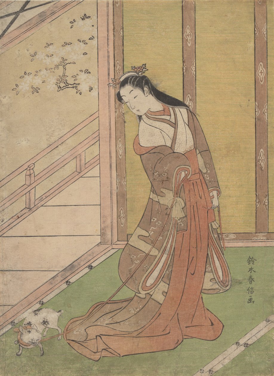 Onna San no Miya den tredje prinsesse, 1768-70., 1768-70. af Suzuki Harunobu