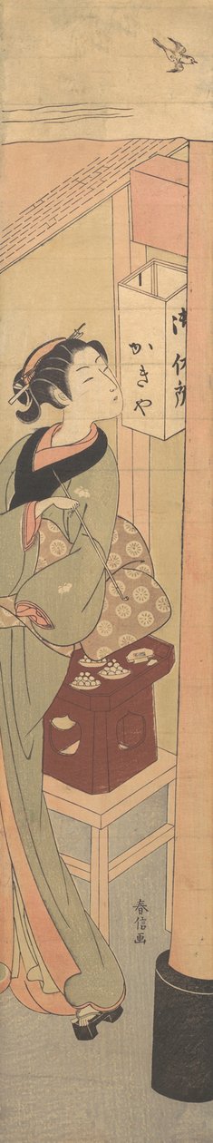 Osen fra Kagiya Teahouse, ca. 1769., ca. 1769. af Suzuki Harunobu