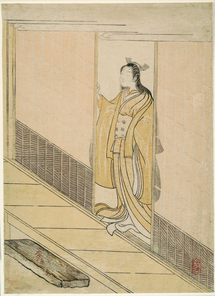 Parodi på Kawachi-goe fra "Tales of Ise" af Suzuki Harunobu