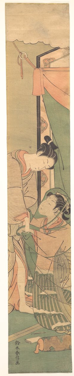 Trennung der Liebenden: Der Morgen danach af Suzuki Harunobu