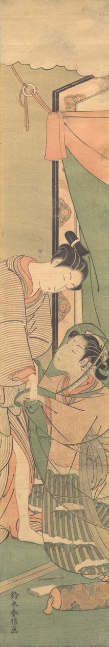 Parting of Lovers: The Morning After, ca. 1765-70., ca. 1765-70. af Suzuki Harunobu