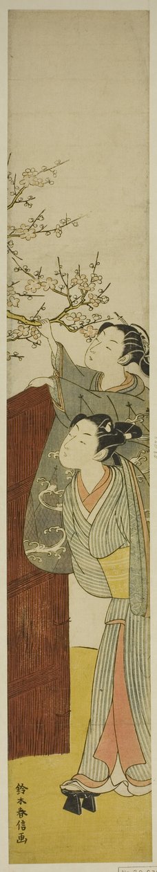 At vælge en blommegren af Suzuki Harunobu