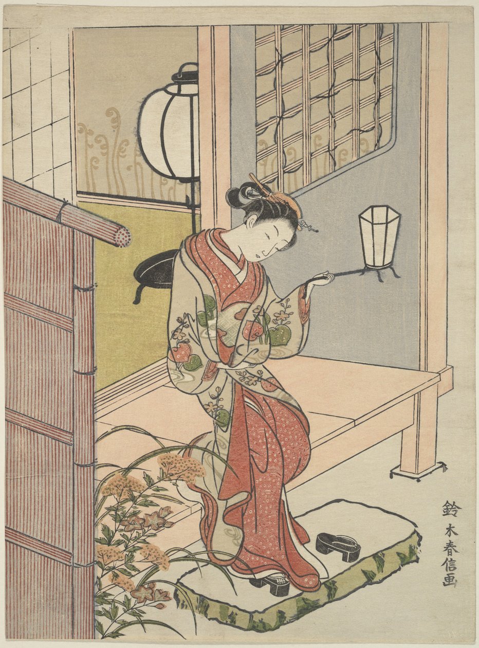 Tryk af Suzuki Harunobu