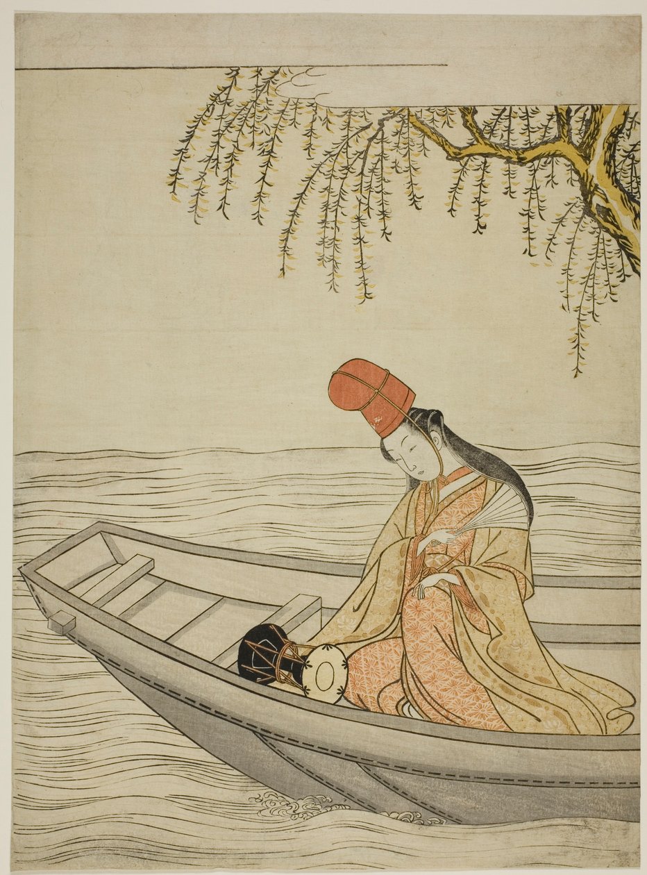 Hakubyo Dancer medlem Asazuma Boa t af Suzuki Harunobu