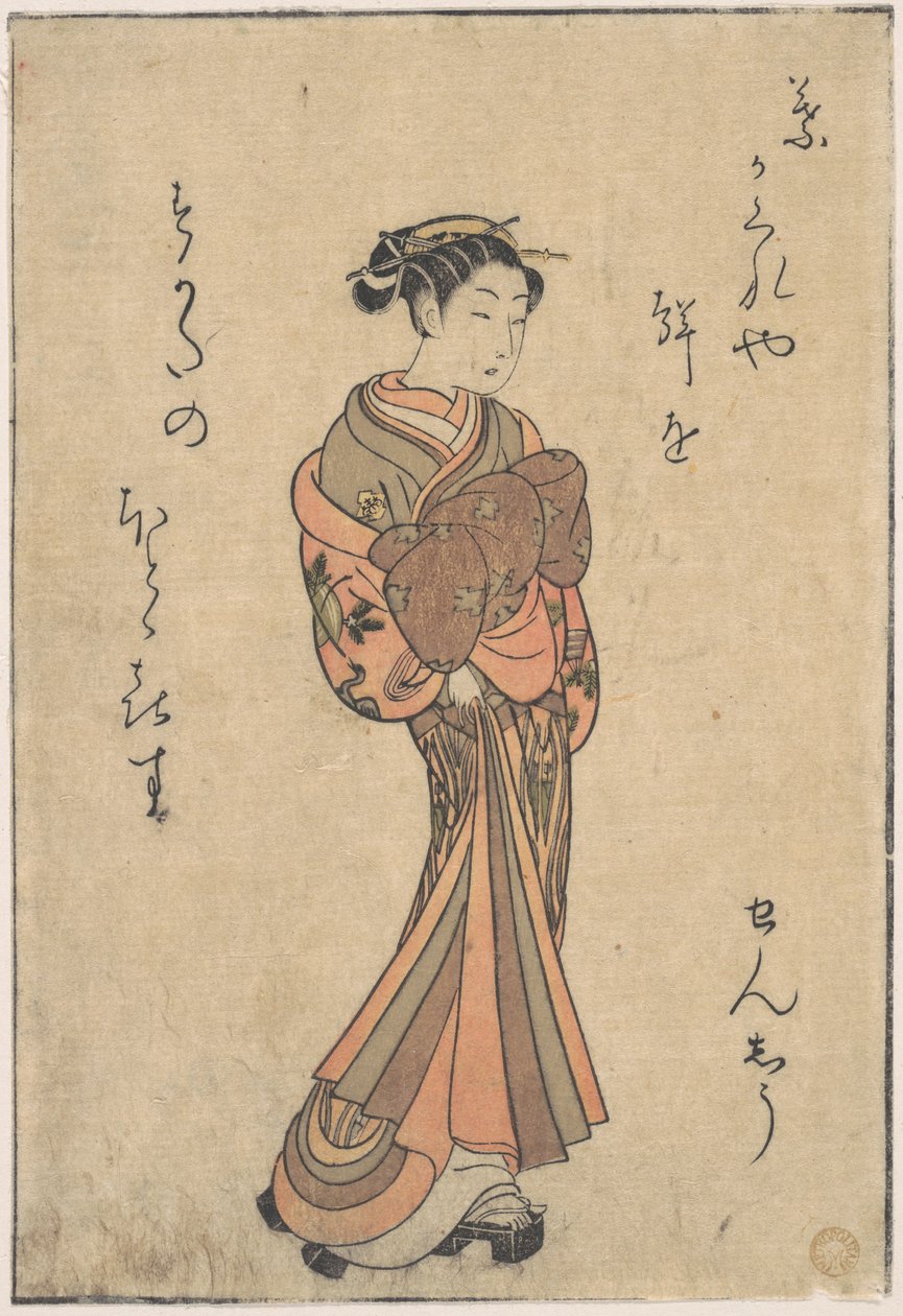 Kurtisanerne, fra serien «Seiro Bijin Awase Carver og Shigoro» (sic.) af Suzuki Harunobu
