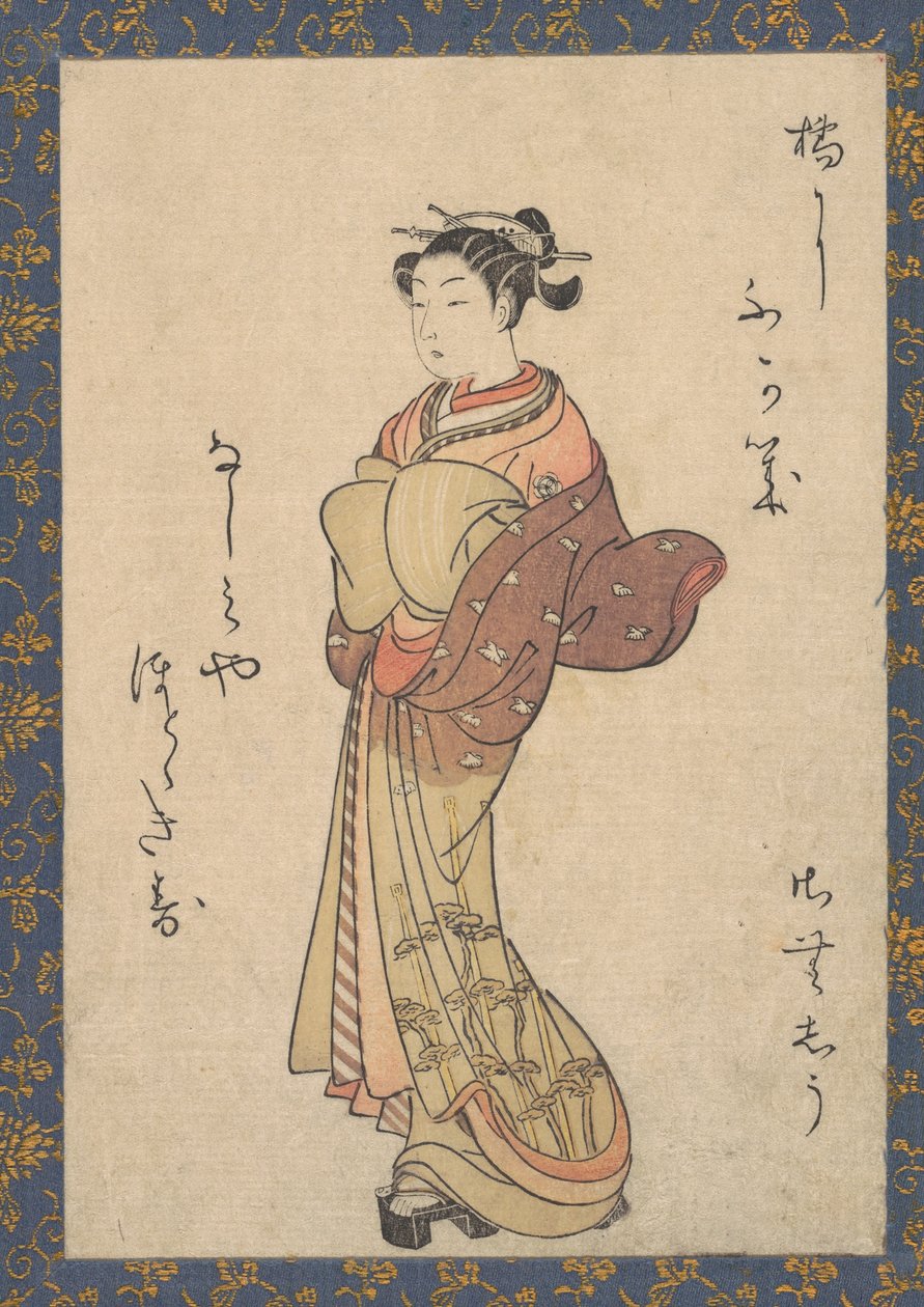 Courtesanerne, fra serien, Seiro Bijin Awase Carver End Shigoro sic, ca. 1765., ca. 1765. af Suzuki Harunobu
