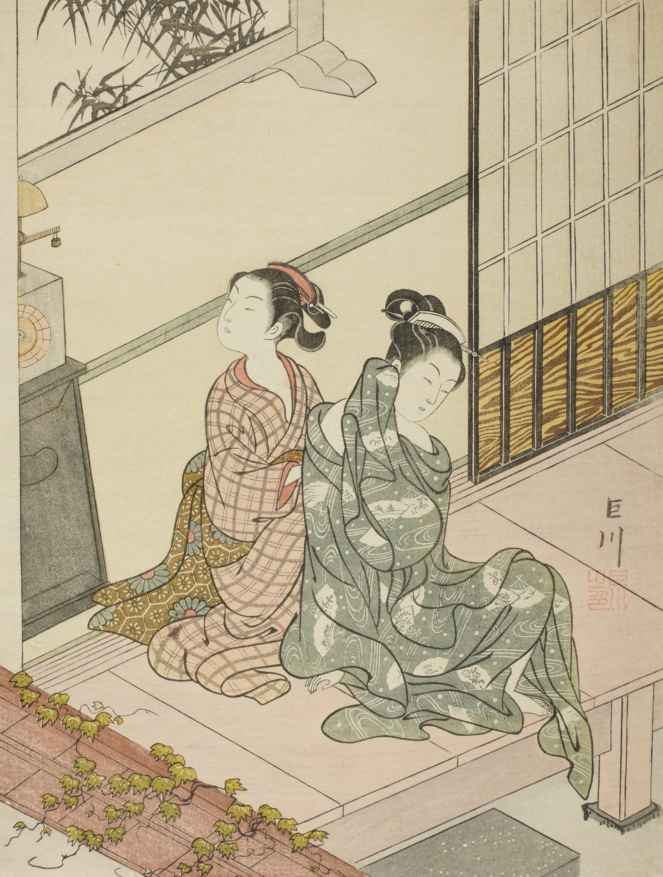 Urets aftenklokke af Suzuki Harunobu