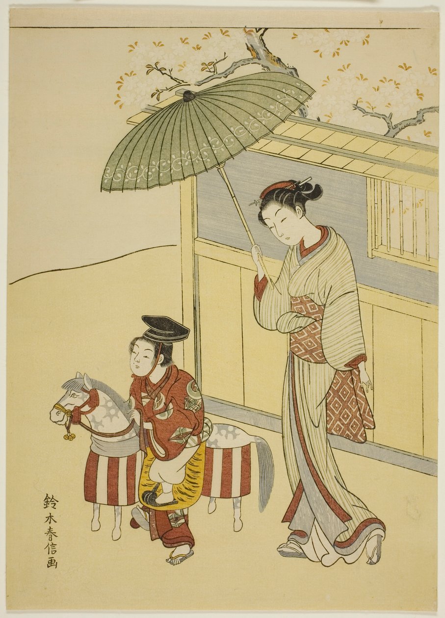 Hobbyhesten af Suzuki Harunobu