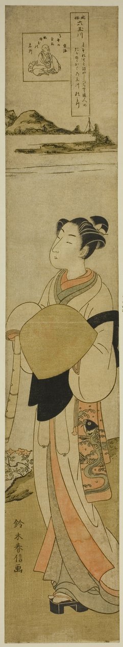Koya Jewel River (Koya no Tamagawa), fra serien "Six Jewel Rivers in Popular Customs (Fuzoku Mu Tamagawa)" af Suzuki Harunobu