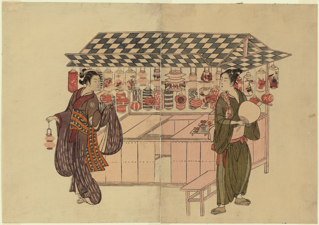 Lanternebutikken af Suzuki Harunobu