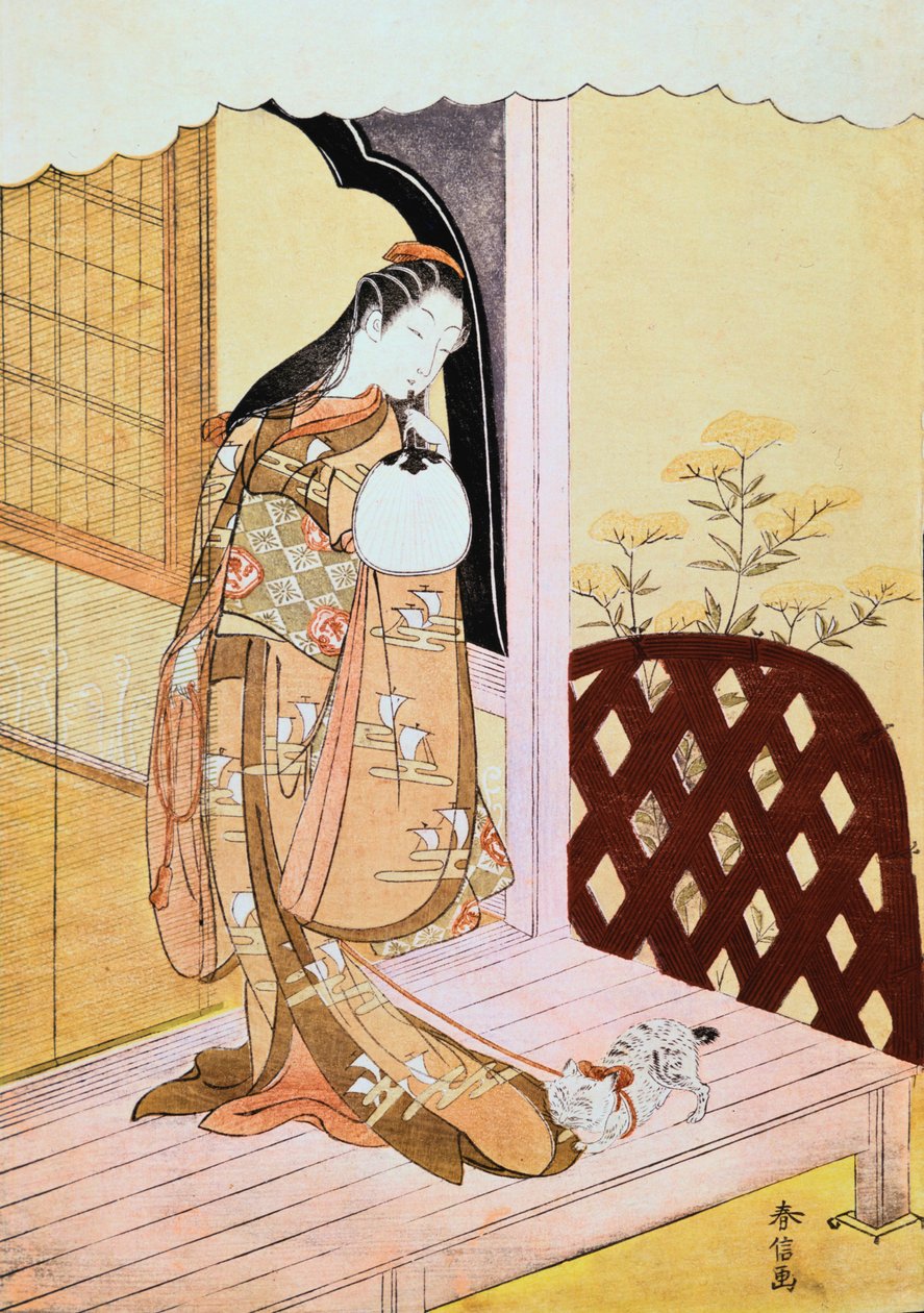 Prinsessen Nyosan, 1765 af Suzuki Harunobu