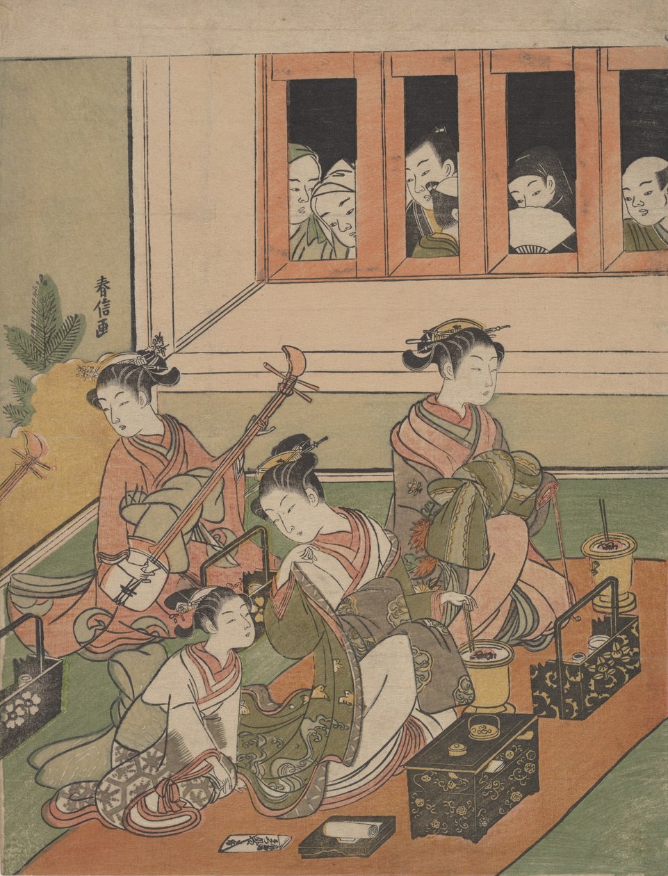 The Watchers and the Watched, 1764-72., 1764-72. af Suzuki Harunobu