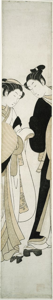 To Komuso af Suzuki Harunobu
