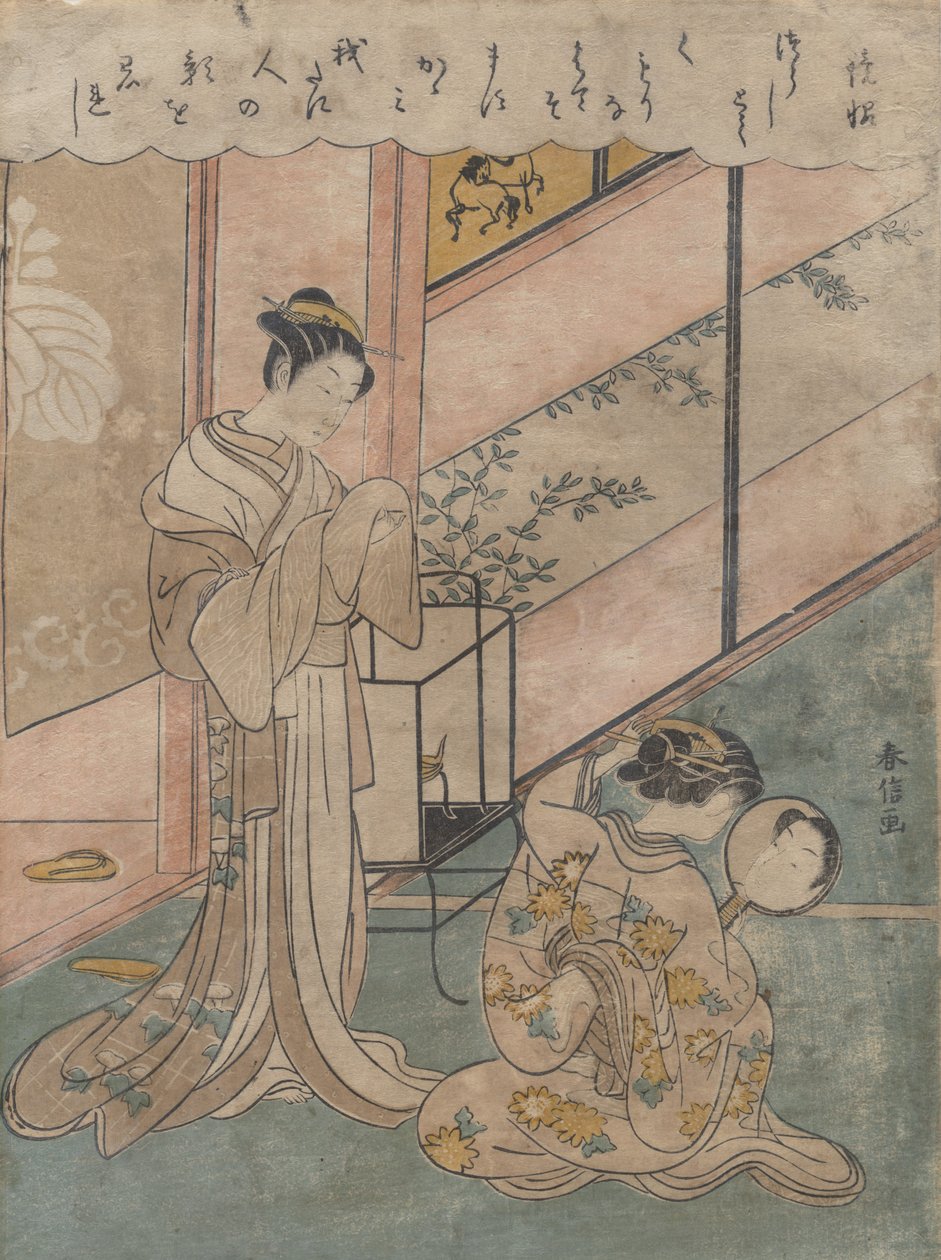 To Damer, 1764-72., 1764-72. af Suzuki Harunobu