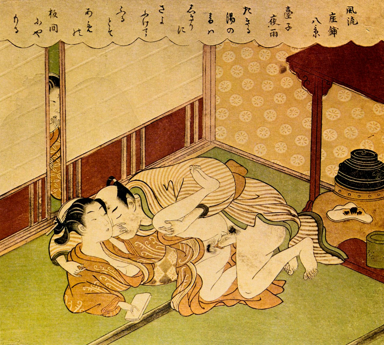 To elskende, c1750. af Suzuki Harunobu