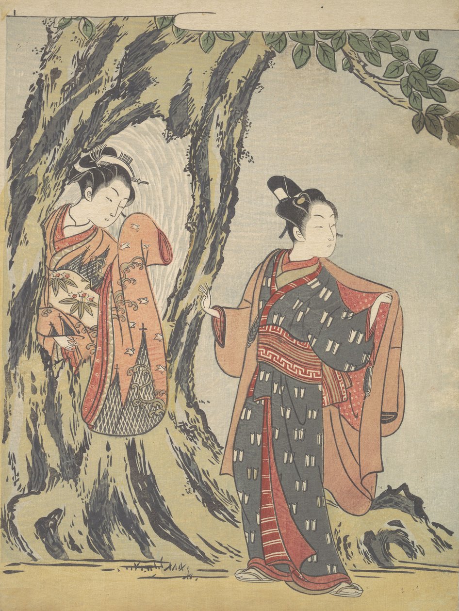 To unge mennesker, 1725-1770., 1725-1770. af Suzuki Harunobu