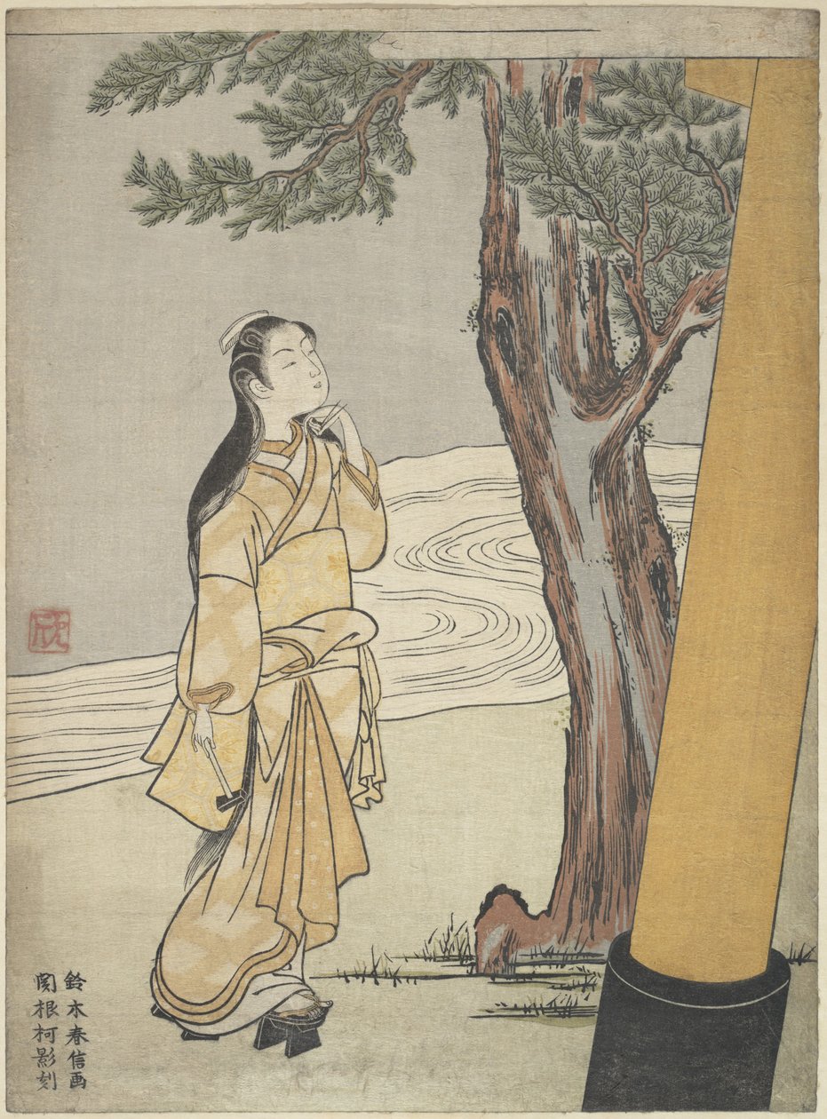 Besøg ved en helligdom i oksens time (Ushi no toki mairi) af Suzuki Harunobu