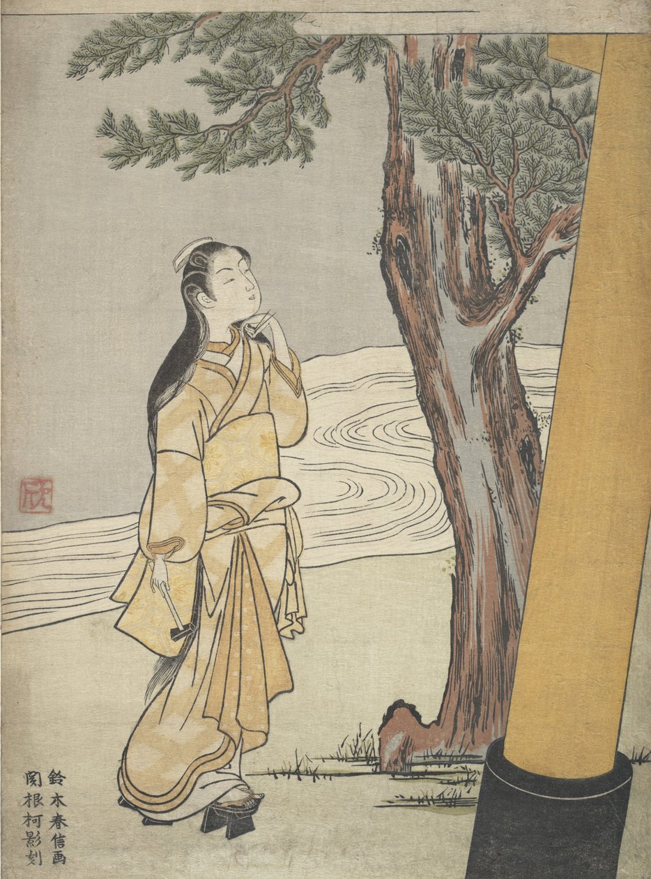 Besøg i en helligdom ved oksens time Ushi no toki mairi, 1765., 1765. af Suzuki Harunobu