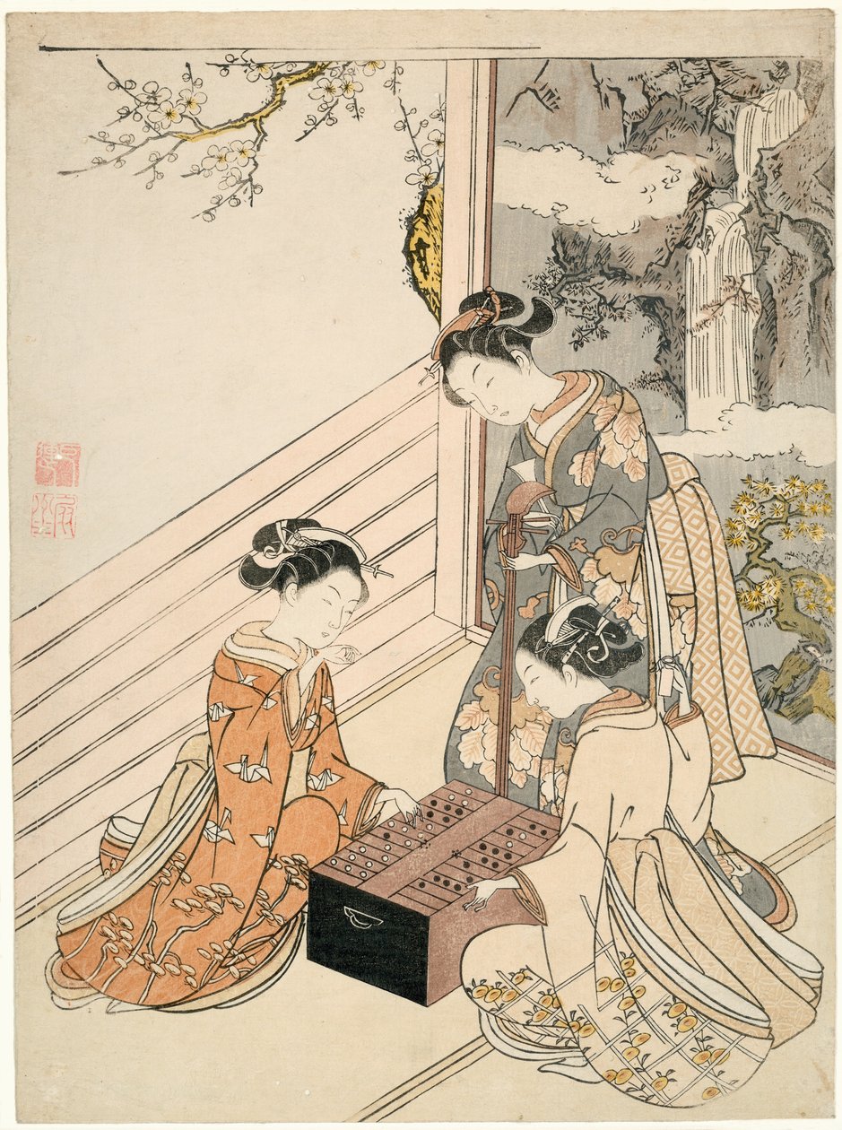 Ser spillet af Suzuki Harunobu