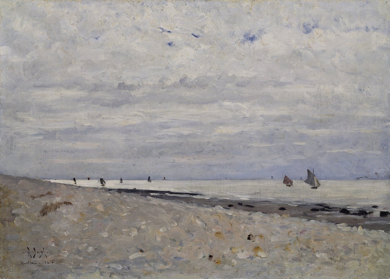 Havlandskab ud for Honfleur, 1881 af Sven Richard Bergh
