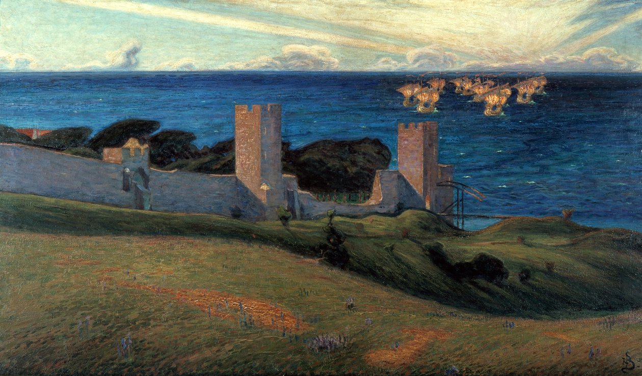 Vision. Scene fra Visby, 1894 af Richard Bergh