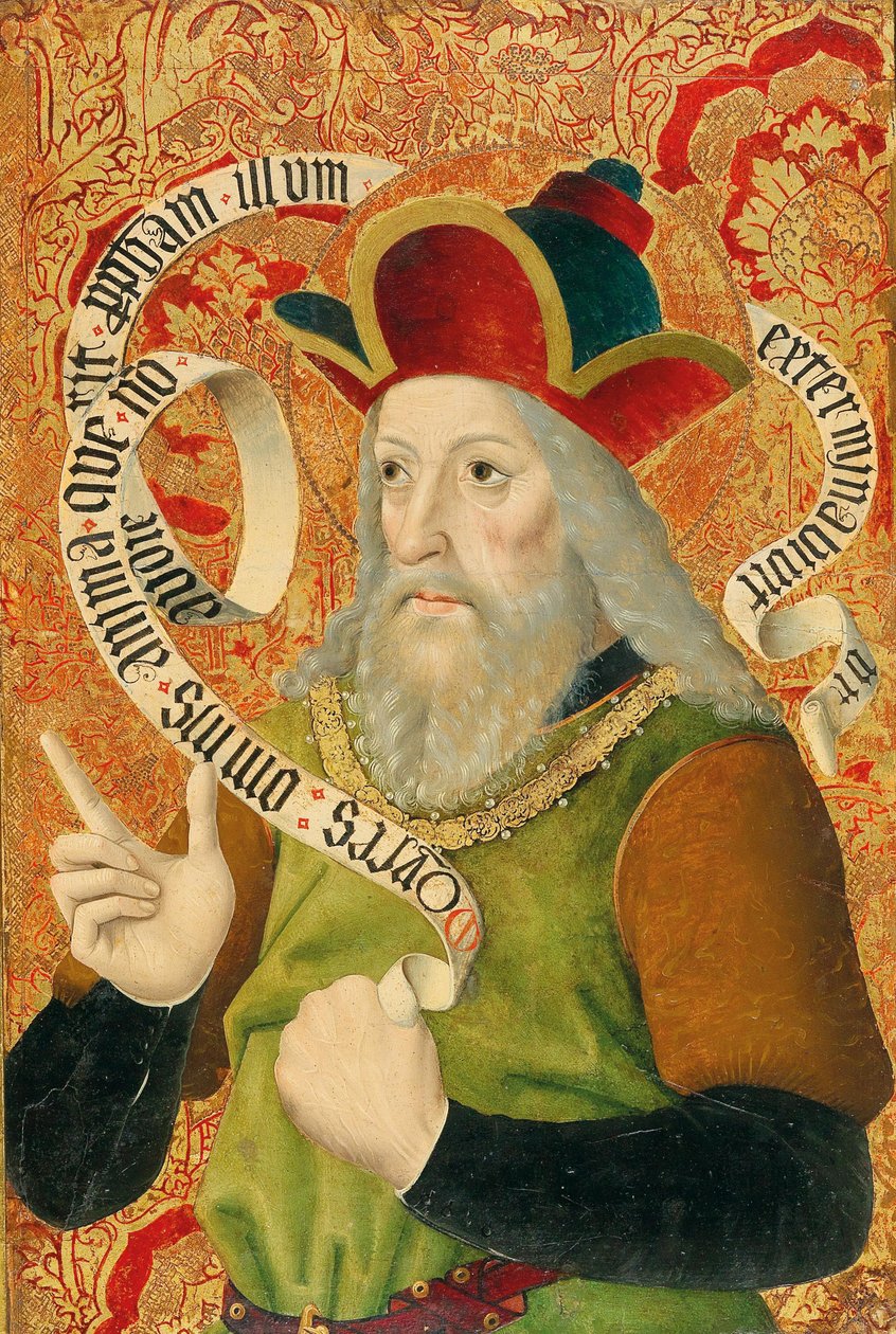 Profeten Moses, 1400-tallet. af Swabian master