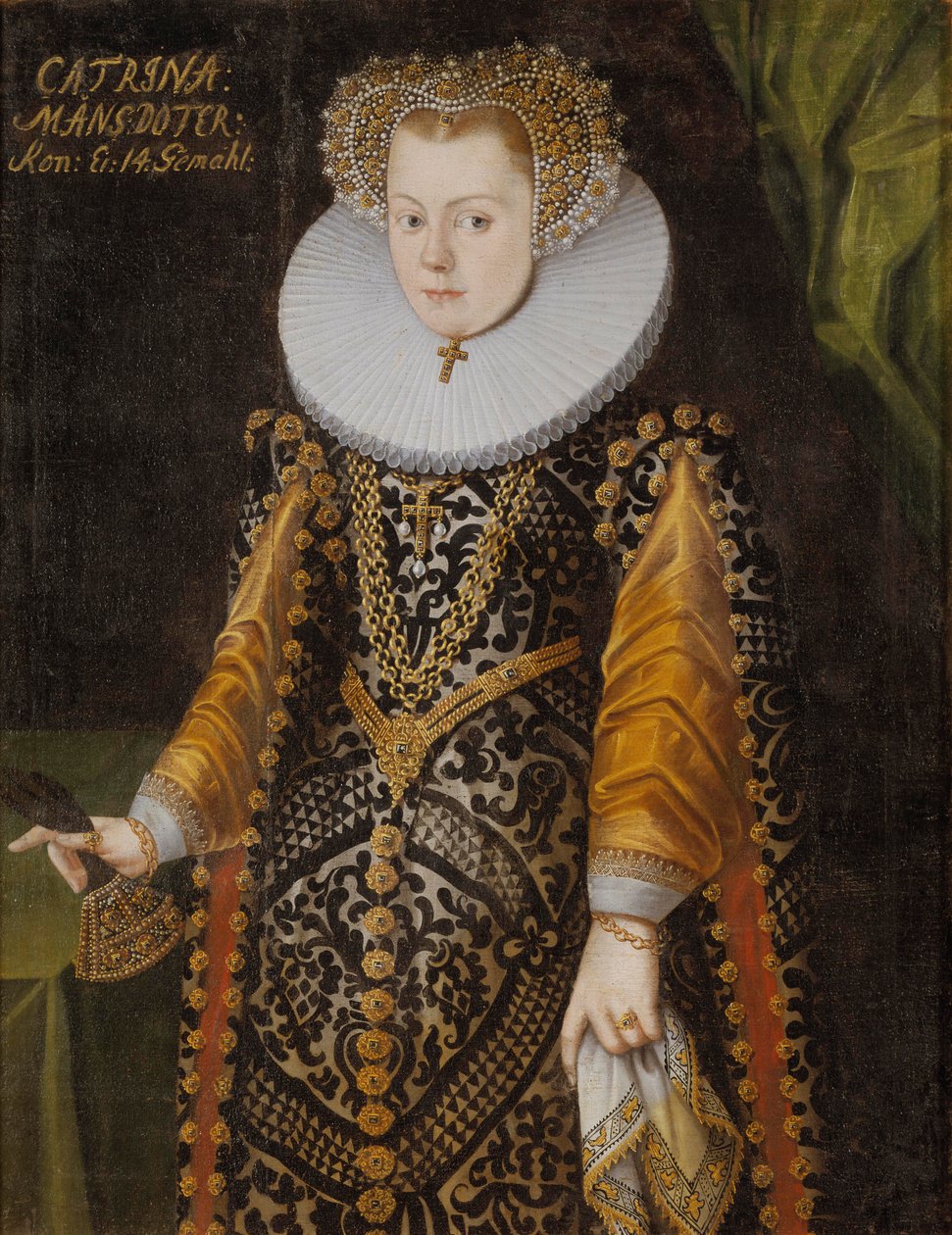Karin Mansdotter, c.1570-9 af Swedish School