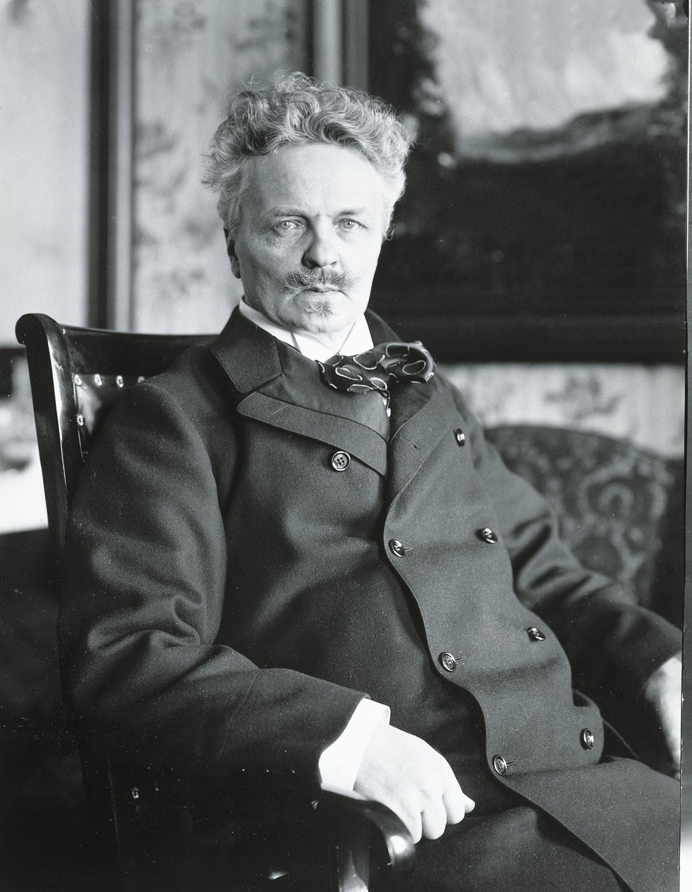 August Strindberg i sit hus i Stockholm (s/h foto) af Swedish Photographer