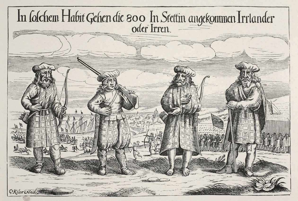 Irske soldater i tjeneste for Gustavus Adolphus, 1631 af Swedish School