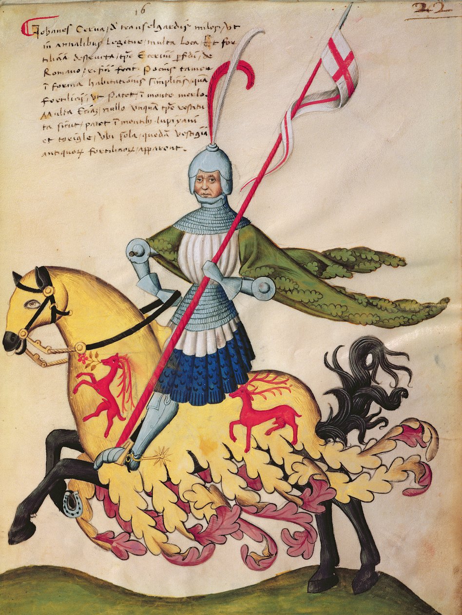 Giovanni Cerva dei Transelgardi (tempera på vellum) af Swiss School