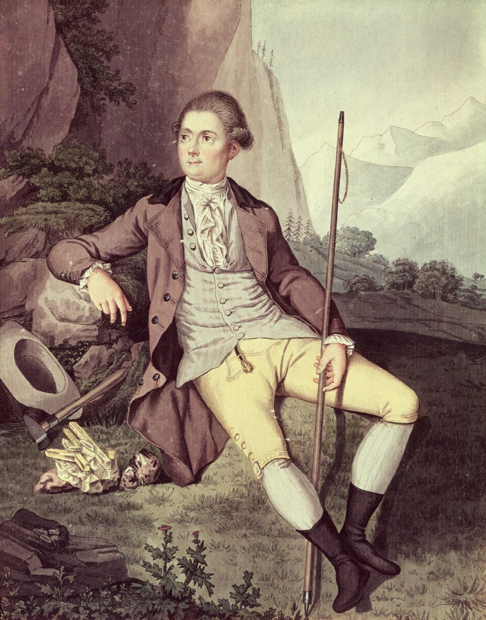 Horace Benedict de Saussure (1740-99) af Swiss School