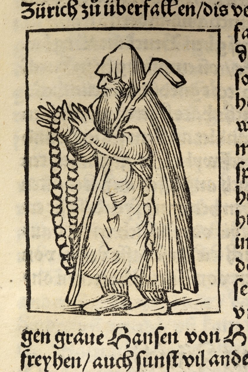 Illustration fra Cosmographia af Sebastian Münster, Basel 1544 af Swiss School