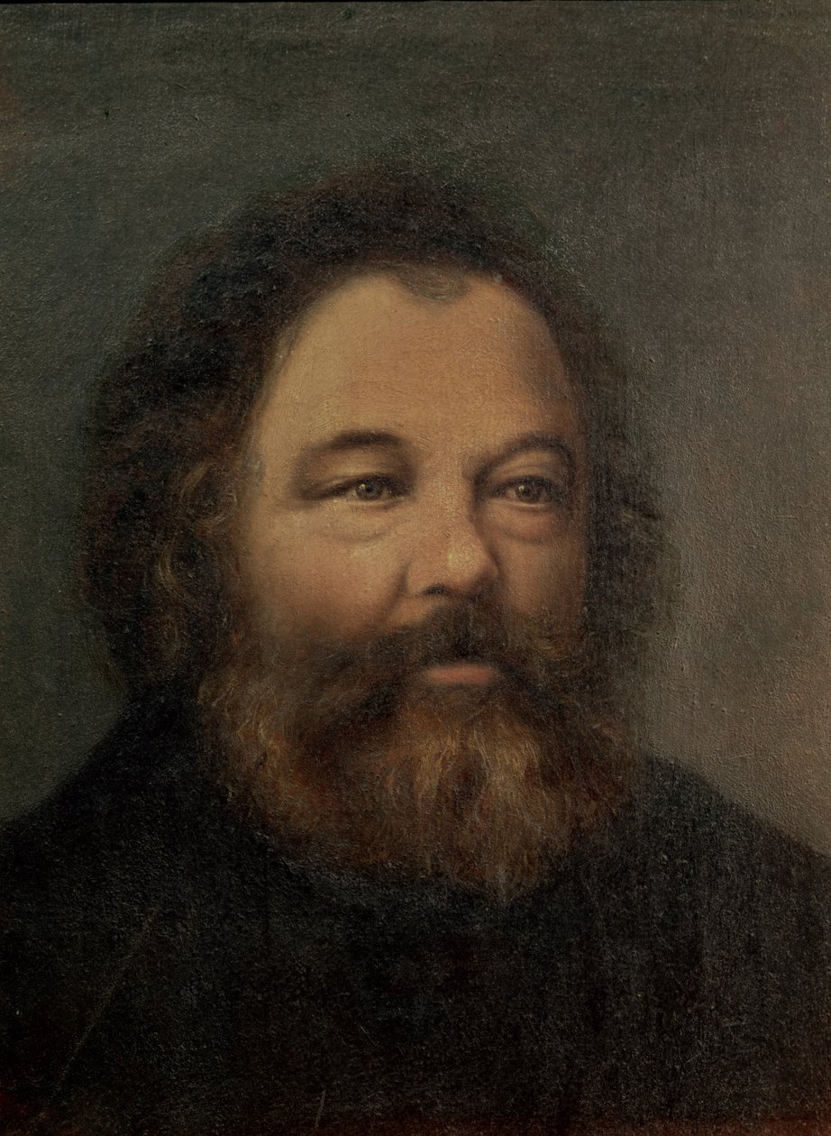 Portræt af Mikhail Alexandrovich Bakunin (1814-1876) ca. 1865 af Swiss School