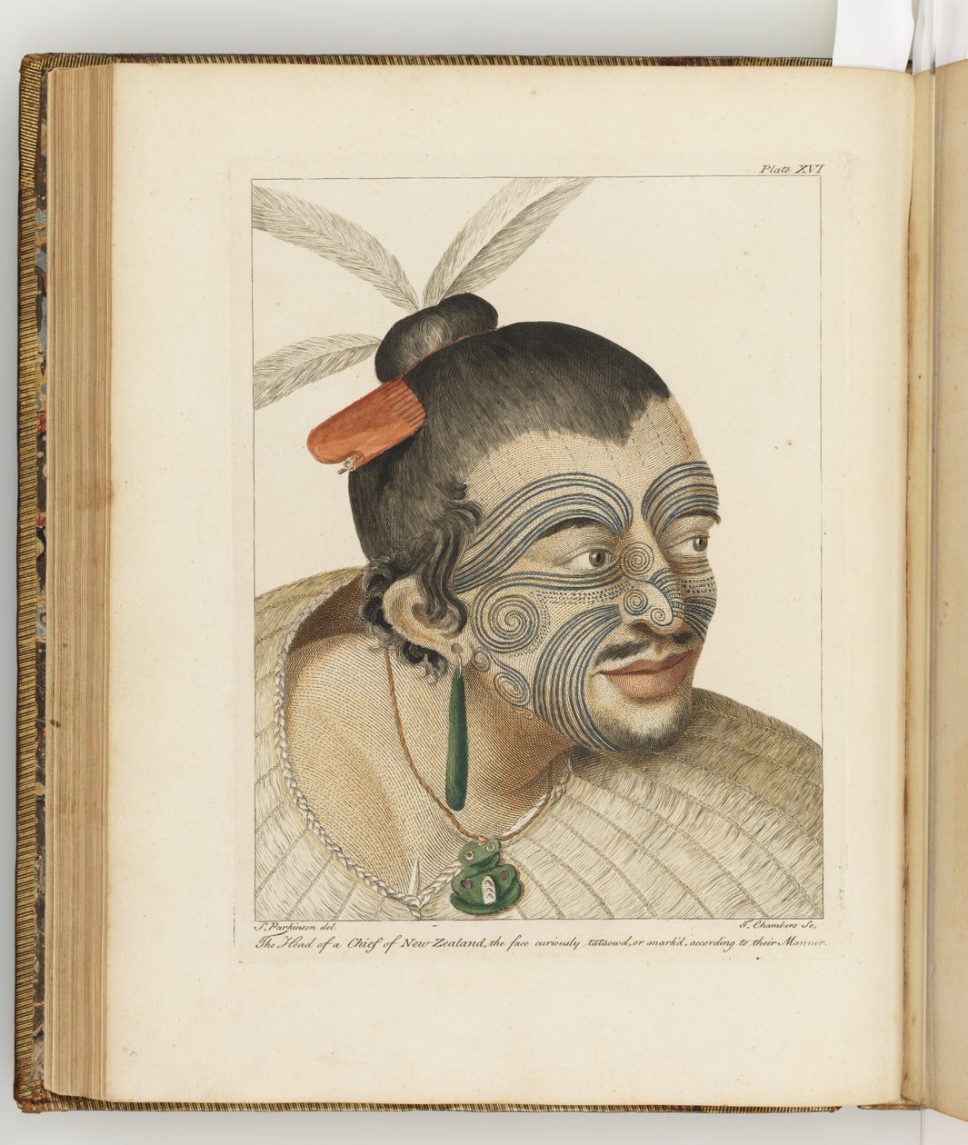 Illustration fra "A journal of a voyage to the South Seas: in His Majesty