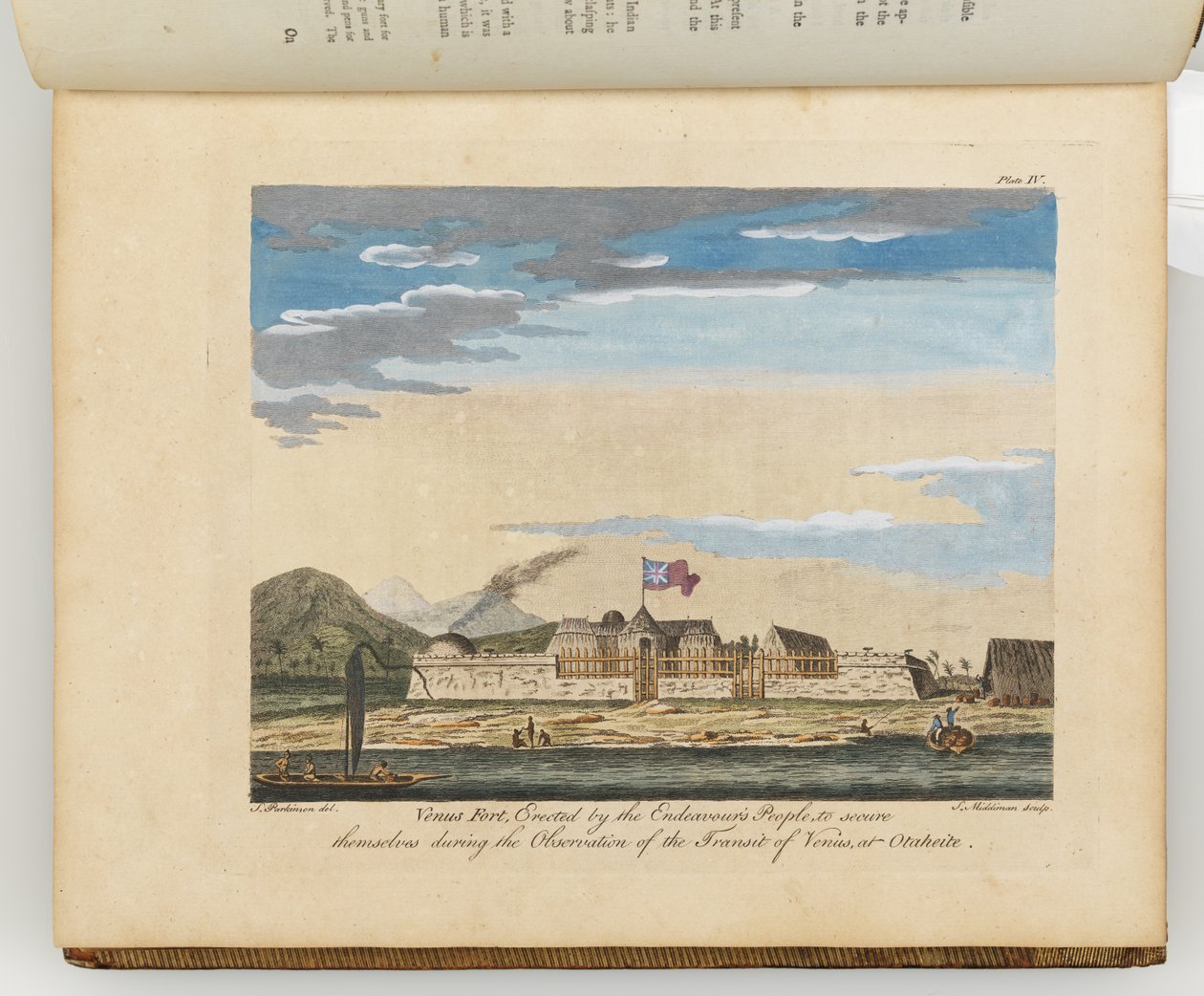 Venus Fort, illustration fra "A journal of a voyage to the South Seas: in His Majesty