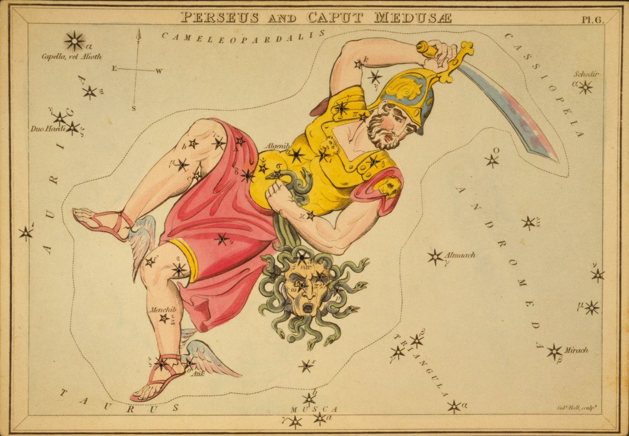 Perseus og Caput Medusa, Illustration fra 