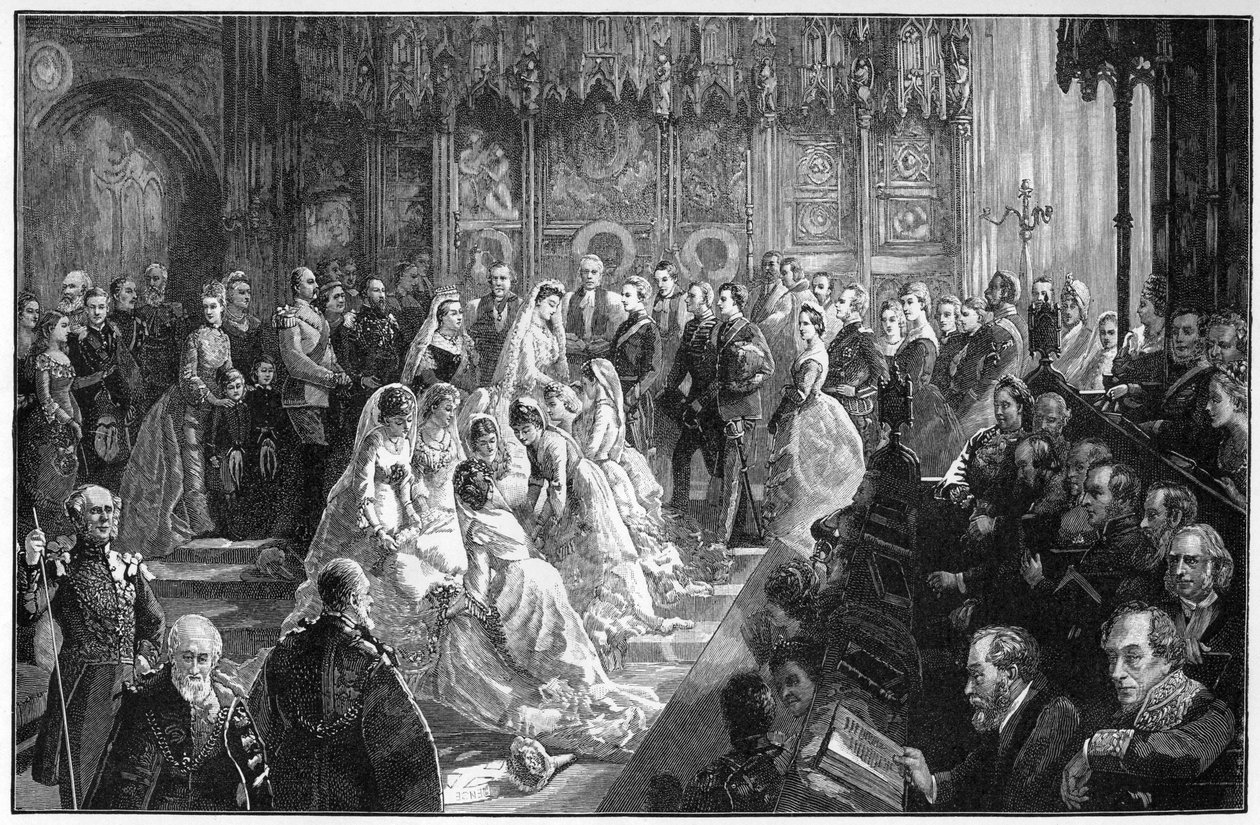 Prinsesse Louises ægteskab, 21. marts 1871, 1900. af Sydney Prior Hall