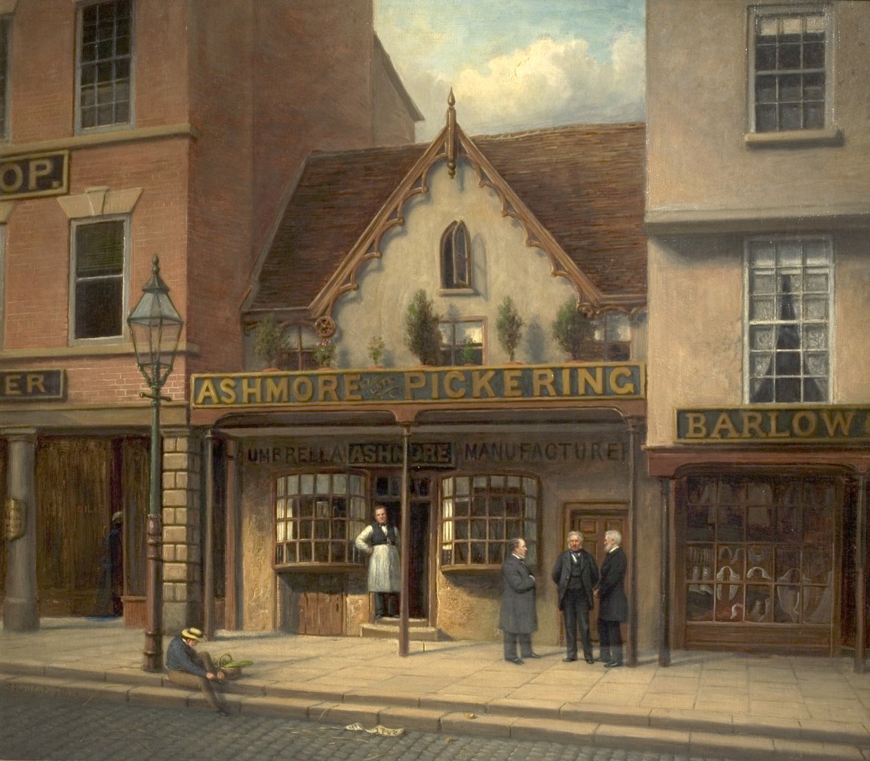 39, Long Row, Market Place, Nottingham, 1879 af Sylvanus Redgate