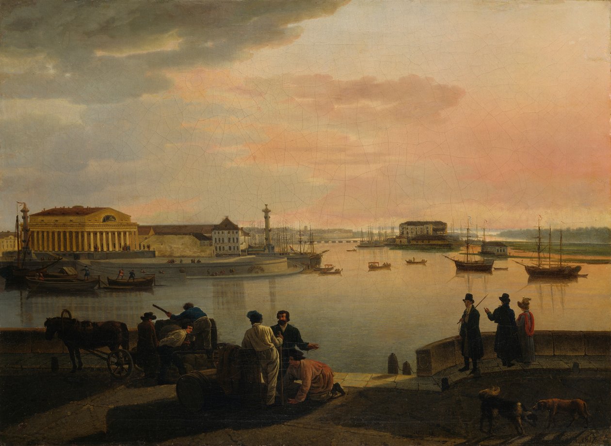 Udsigt fra St. Petersborg, 1817. af Sylvester Feodosiyevich Shchedrin