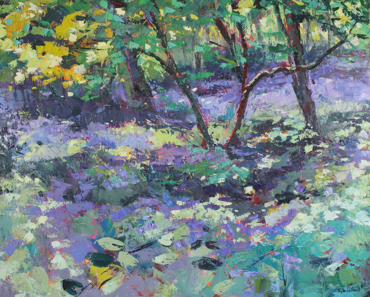 Bluebell Glade af Sylvia Paul