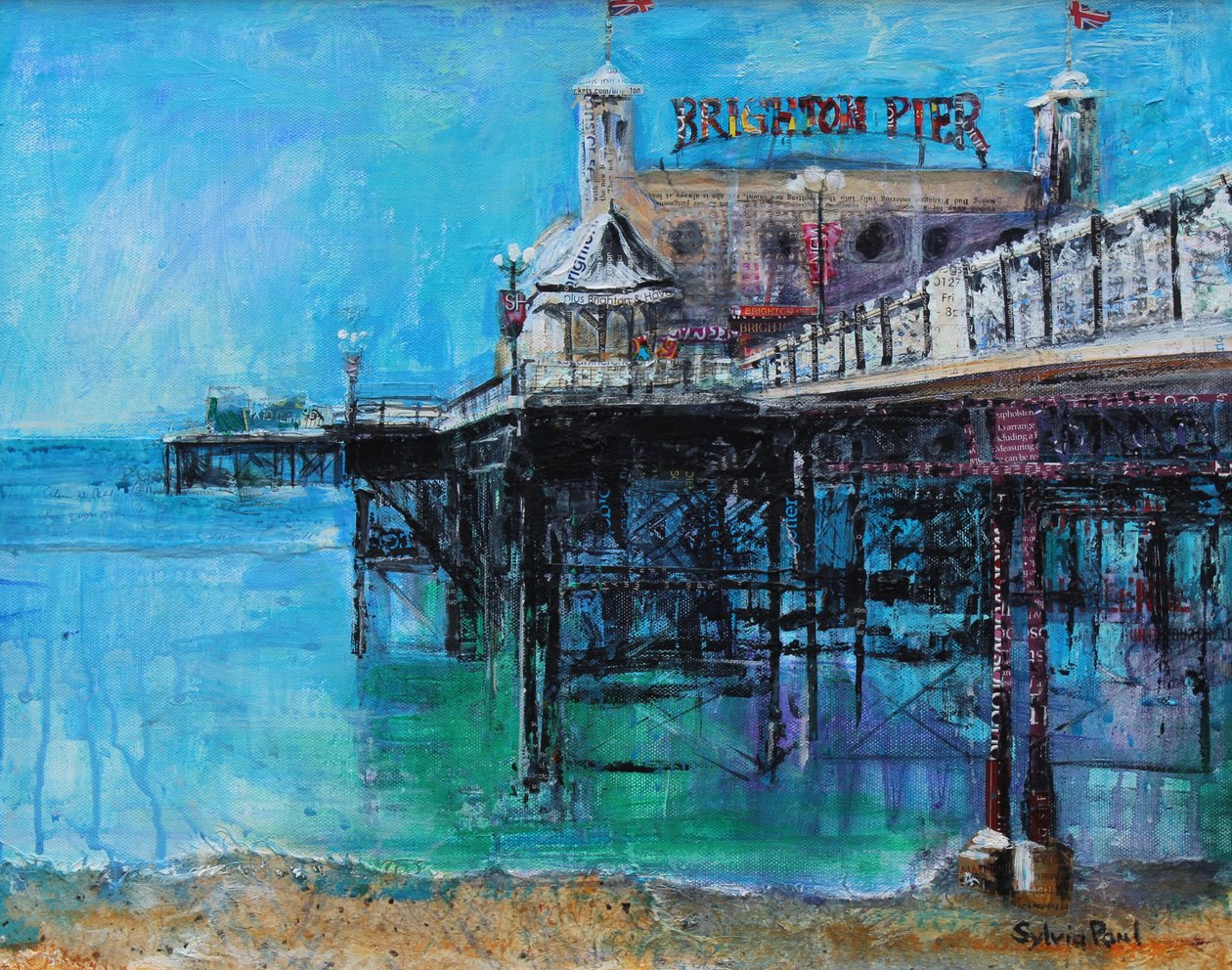 Brighton Pier af Sylvia Paul