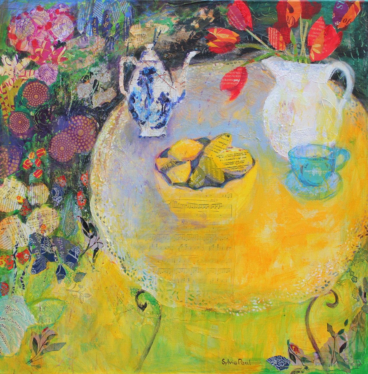 Citronte i haven af Sylvia Paul