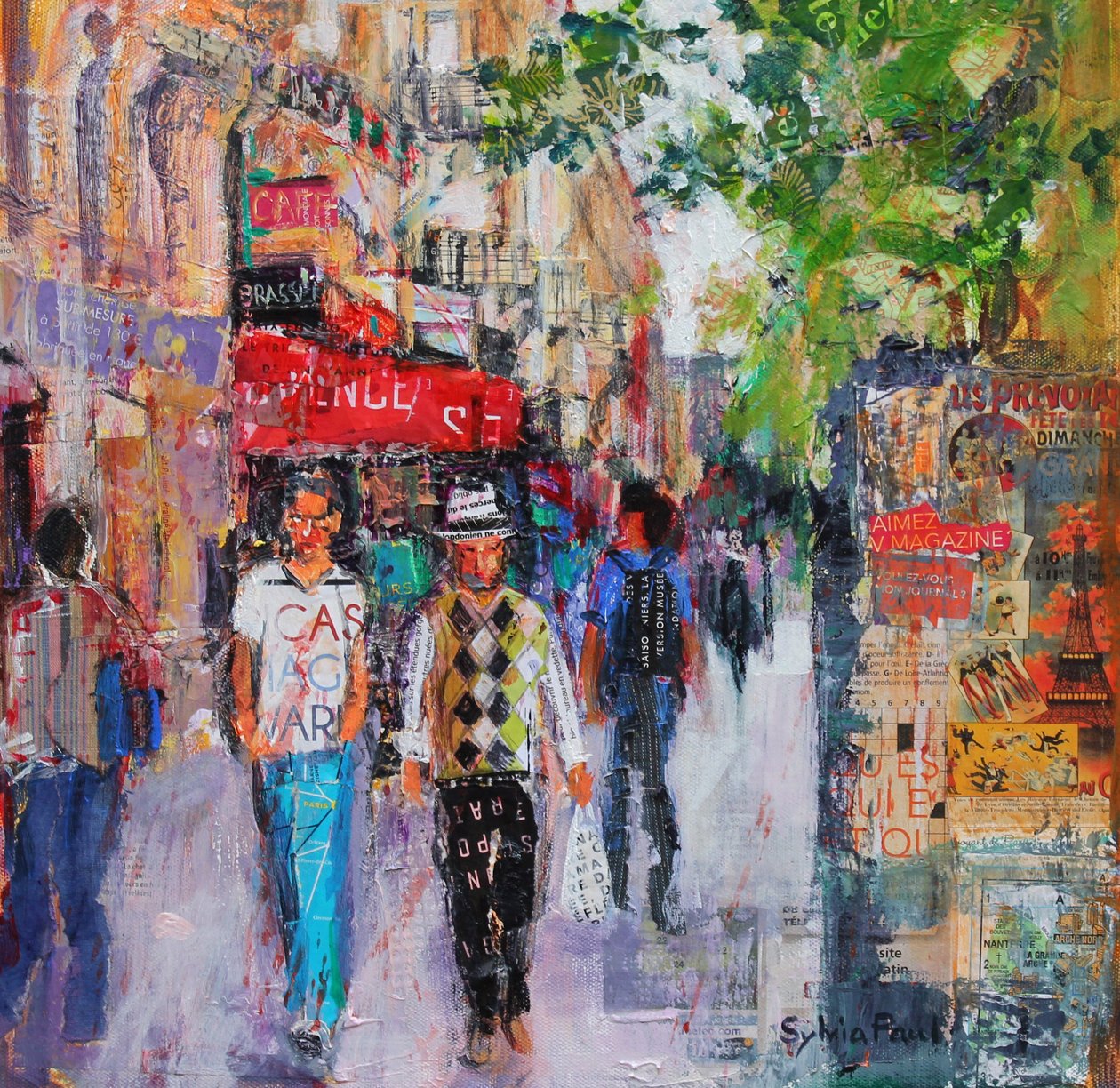 Paris Street af Sylvia Paul