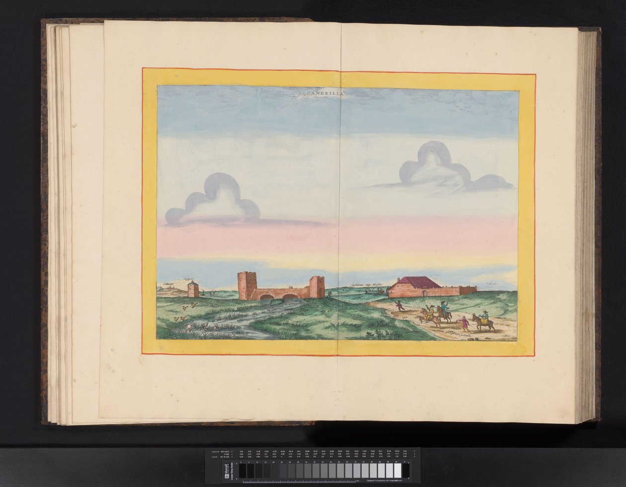 Udsigt over byen Antequera Antequera (titel på objekt) af Symon Novelanus (possibly)