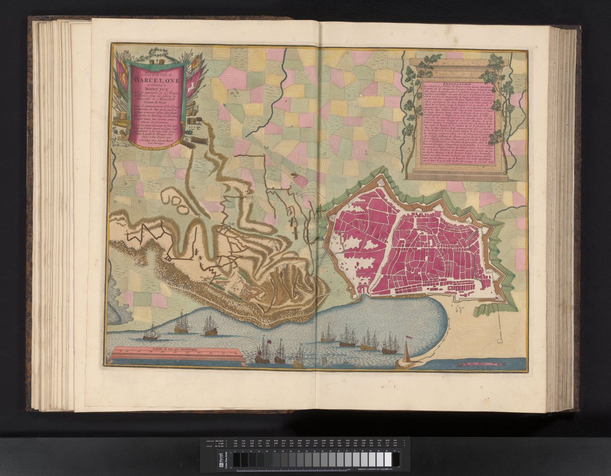 Byen Braga i fugleperspektiv Nova Bracarae Auguste descriptio (titel på objekt) af Symon Novelanus (possibly)